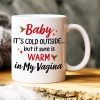 Baby, It's Cold Outside, Couple Gift, Personalized Coffee Mug, Naughty Couple Mug, Christmas Gift Baby, It's Cold Outside, Couple Gift, Personalized Coffee Mug, Naughty Couple Mug, Christmas Gift