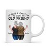 Back View Besties Walking It Takes A Long Time To Grow An Old Friend Personalized Mug, Gift For Best Friends, BFF Back View Besties Walking It Takes A Long Time To Grow An Old Friend Personalized Mug, Gift For Best Friends, BFF