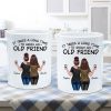 Back View Besties Walking It Takes A Long Time To Grow An Old Friend Personalized Mug, Gift For Best Friends, BFF Back View Besties Walking It Takes A Long Time To Grow An Old Friend Personalized Mug, Gift For Best Friends, BFF