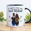 Back View Besties Walking It Takes A Long Time To Grow An Old Friend Personalized Mug, Gift For Best Friends, BFF Back View Besties Walking It Takes A Long Time To Grow An Old Friend Personalized Mug, Gift For Best Friends, BFF