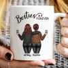 Back View Women Besties Forever Personalized Mug Back View Women Besties Forever Personalized Mug