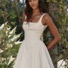 Backless Bow Mini Dress