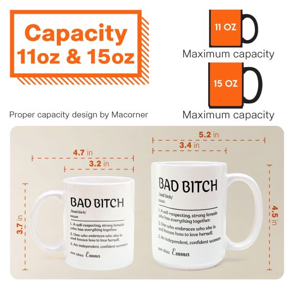 Bad B*tch Definition Funny Mug - Personalized Mug Bad B*tch Definition Funny Mug - Personalized Mug
