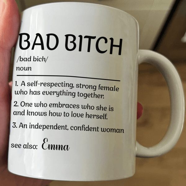 Bad B*tch Definition Funny Mug - Personalized Mug Bad B*tch Definition Funny Mug - Personalized Mug