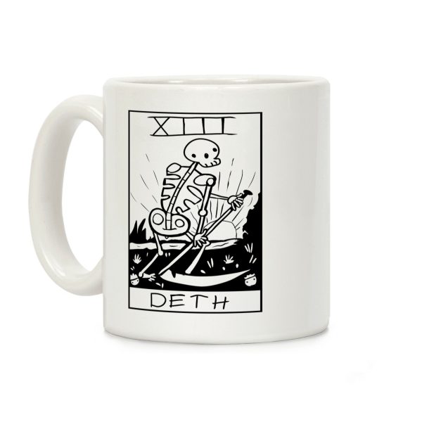 Badly Drawn Tarots: Death Coffee Mug Badly Drawn Tarots: Death Coffee Mug