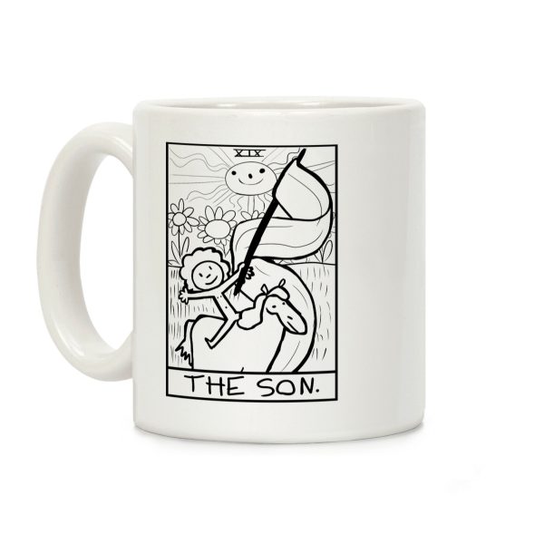 Badly Drawn Tarots: The Sun Coffee Mug Badly Drawn Tarots: The Sun Coffee Mug