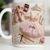 Ballet Slippers And Tutu Personalized Mug - Personalized Custom Coffee Mug - HOB012_MG Ballet Slippers And Tutu Personalized Mug - Personalized Custom Coffee Mug - HOB012_MG