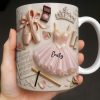 Ballet Slippers And Tutu Personalized Mug - Personalized Custom Coffee Mug - HOB012_MG Ballet Slippers And Tutu Personalized Mug - Personalized Custom Coffee Mug - HOB012_MG