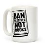 Ban Fascists Not Books Coffee Mug Ban Fascists Not Books Coffee Mug