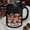 Baseball Gingerbread Family Sport Lover Personalized Mug Baseball Gingerbread Family Sport Lover Personalized Mug