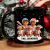 Baseball Gingerbread Family Sport Lover Personalized Mug Baseball Gingerbread Family Sport Lover Personalized Mug