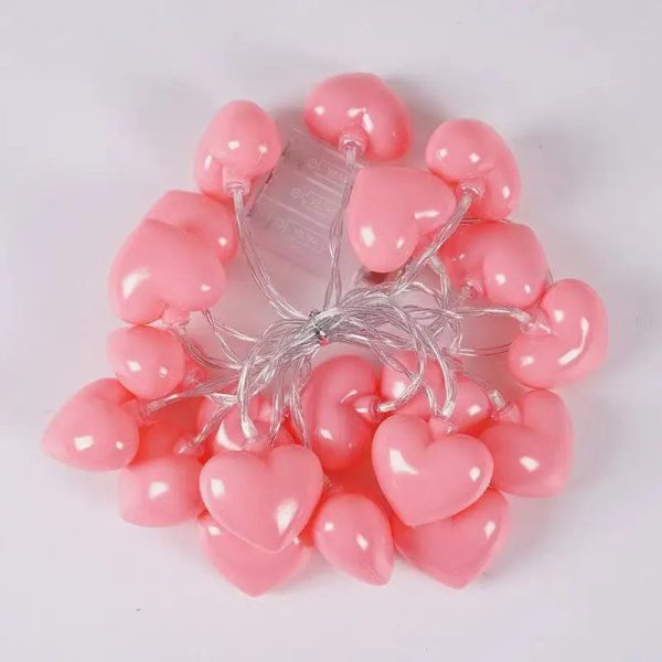 Battery Operated Heart String Lights for Valentine’s Day Battery Operated Heart String Lights for Valentine’s Day