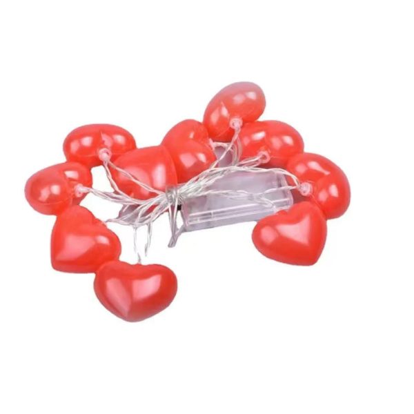 Battery Operated Heart String Lights for Valentine’s Day Battery Operated Heart String Lights for Valentine’s Day
