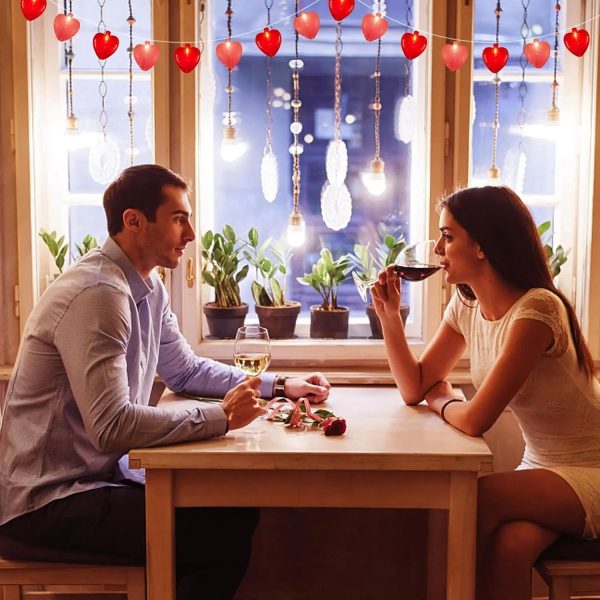 Battery Operated Heart String Lights for Valentine’s Day Battery Operated Heart String Lights for Valentine’s Day