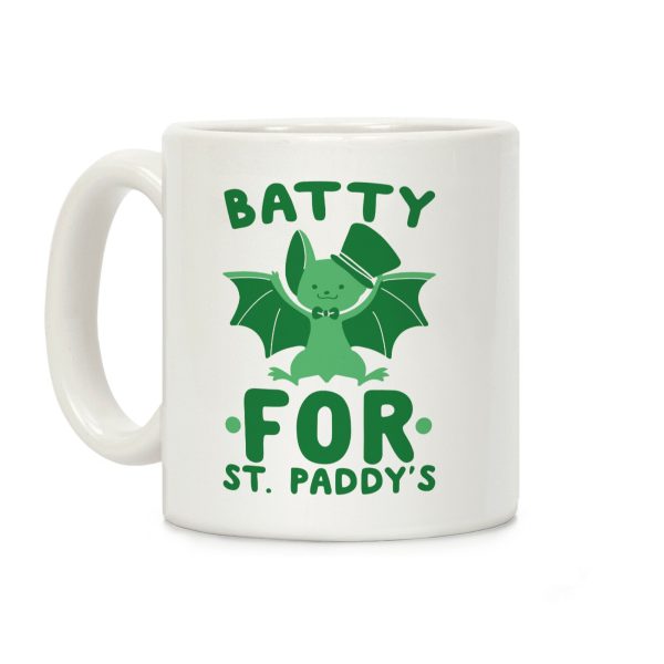 Batty for St. Paddy's Coffee Mug Batty for St. Paddy's Coffee Mug