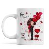 Be Mine Doll Couple Hugging Kissing Personalized Mug - Gift For Him Gift For Her Be Mine Doll Couple Hugging Kissing Personalized Mug - Gift For Him Gift For Her