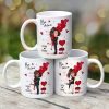 Be Mine Doll Couple Hugging Kissing Personalized Mug - Gift For Him Gift For Her Be Mine Doll Couple Hugging Kissing Personalized Mug - Gift For Him Gift For Her