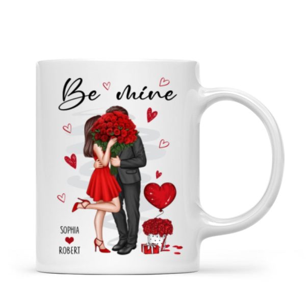 Be Mine Elegant Couple Personalized Mug Be Mine Elegant Couple Personalized Mug