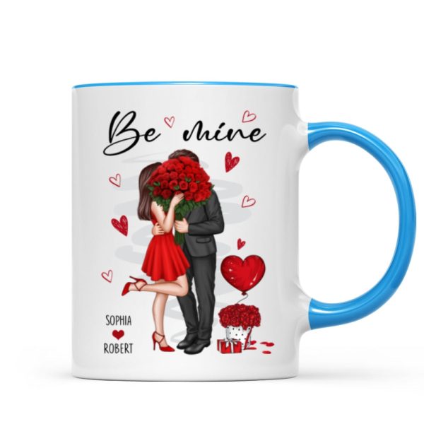 Be Mine Elegant Couple Personalized Mug Be Mine Elegant Couple Personalized Mug