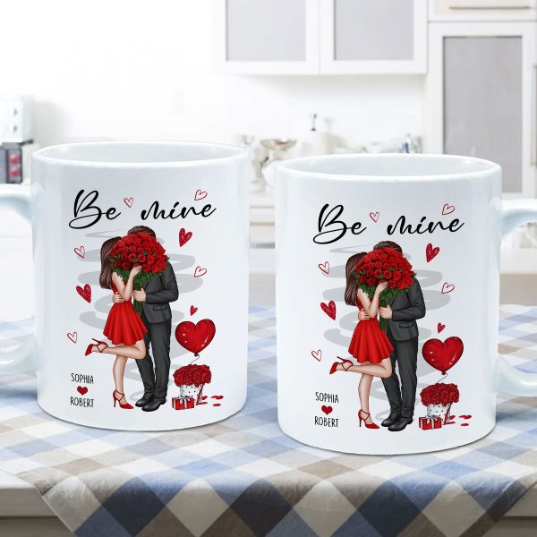 Be Mine Elegant Couple Personalized Mug Be Mine Elegant Couple Personalized Mug