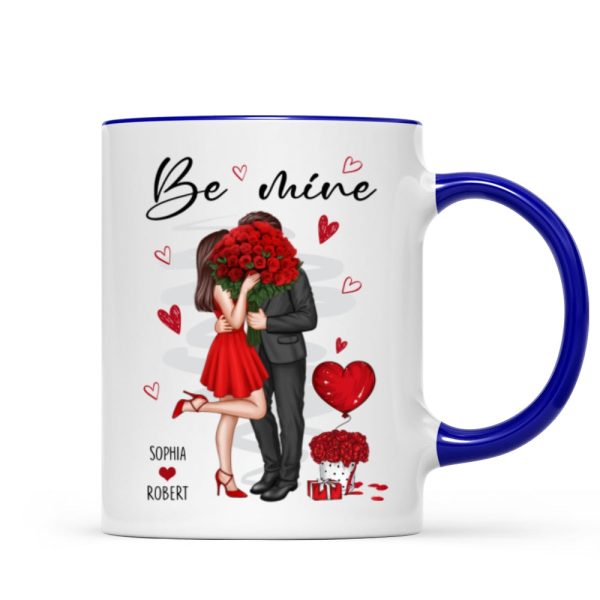 Be Mine Elegant Couple Personalized Mug Be Mine Elegant Couple Personalized Mug
