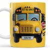 Be Nice To The Bus Driver It's A Long Walk Home - Personalized Custom Coffee Mug - FAM344_MG Be Nice To The Bus Driver It's A Long Walk Home - Personalized Custom Coffee Mug - FAM344_MG