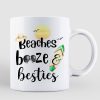 Beaches Booze And Besties Personalized AOP Mug Beaches Booze And Besties Personalized AOP Mug