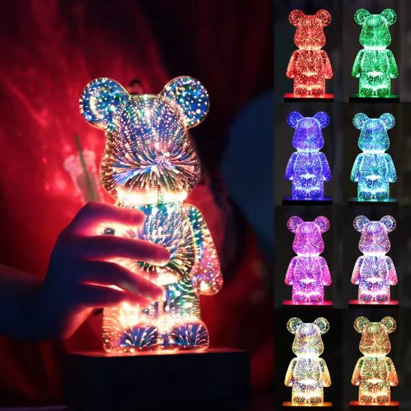 Bear Fireworks Light Bear Fireworks Light