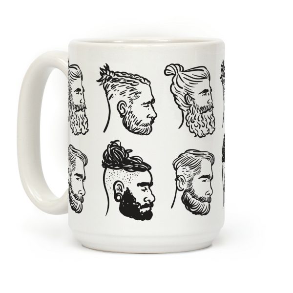 Beards, Braids and Man Buns Coffee Mug Beards, Braids and Man Buns Coffee Mug