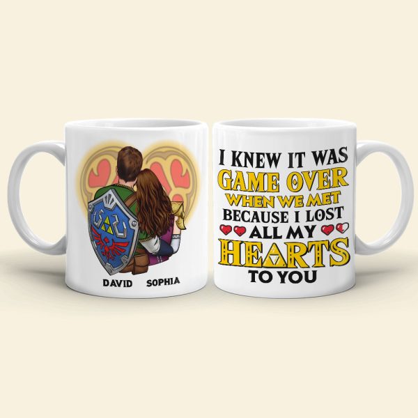 Because I Lost All My Hearts To You-03natn220623hh Personalized Couple Coffee Mug Because I Lost All My Hearts To You-03natn220623hh Personalized Couple Coffee Mug