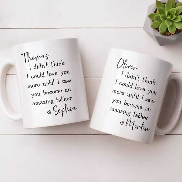 Become An Amazing Father - Personalized Custom Coffee Mug - HSB085_MG