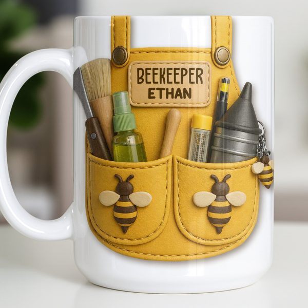 Beekeeper Customizable Bee And Nature Lovers Mug - Personalized Custom Coffee Mug - FARM017_MG Beekeeper Customizable Bee And Nature Lovers Mug - Personalized Custom Coffee Mug - FARM017_MG