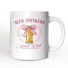Beer Drinkers Social Club Personalized Mug, Coquette Pink Bow Gift with Custom Name for Girly Summer Bachelorette Vibes Beer Drinkers Social Club Personalized Mug, Coquette Pink Bow Gift with Custom Name for Girly Summer Bachelorette Vibes