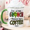 Before My Coffee/ Tea, Gift For Coffee And Tea Lover, Personalized Mug, Green Monster Mug, Christmas Gift 02HUTI121023 Before My Coffee/ Tea, Gift For Coffee And Tea Lover, Personalized Mug, Green Monster Mug, Christmas Gift 02HUTI121023