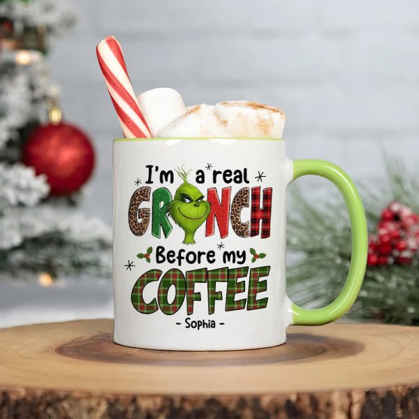 Before My Coffee/ Tea, Gift For Coffee And Tea Lover, Personalized Mug, Green Monster Mug, Christmas Gift 02HUTI121023 Before My Coffee/ Tea, Gift For Coffee And Tea Lover, Personalized Mug, Green Monster Mug, Christmas Gift 02HUTI121023