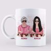 Behind Crazy Daughter Is Mom Cool Women Personalized Coffee Mug Behind Crazy Daughter Is Mom Cool Women Personalized Coffee Mug