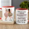 Behind Every Crazy Daughter Is A Mother Who Made Her That Way - Personalized Mug - Mother's Day Mug - Mother's Day Gift - Gift For Mom Behind Every Crazy Daughter Is A Mother Who Made Her That Way - Personalized Mug - Mother's Day Mug - Mother's Day Gift - Gift For Mom
