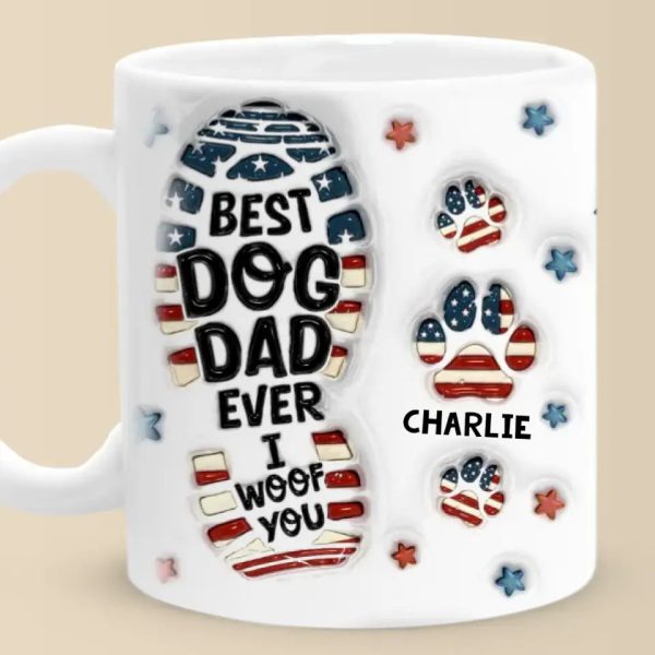 Being A Dog Dad Means Having A Loyal Companion For Life - Dog Personalized Custom 3D Inflated Effect Printed Mug - Father's Day, Gift For Pet Owners, Pet Lovers Being A Dog Dad Means Having A Loyal Companion For Life - Dog Personalized Custom 3D Inflated Effect Printed Mug - Father's Day, Gift For Pet Owners, Pet Lovers