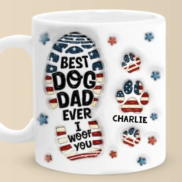 Being A Dog Dad Means Having A Loyal Companion For Life - Dog Personalized Custom 3D Inflated Effect Printed Mug - Father's Day, Gift For Pet Owners, Pet Lovers Being A Dog Dad Means Having A Loyal Companion For Life - Dog Personalized Custom 3D Inflated Effect Printed Mug - Father's Day, Gift For Pet Owners, Pet Lovers