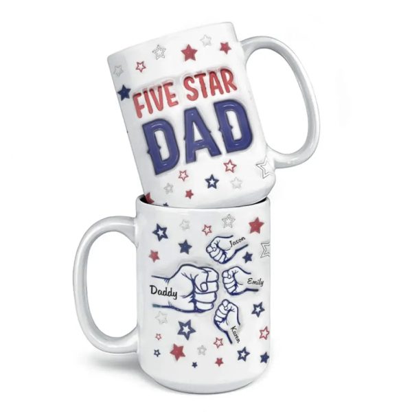 Being A Father Has Been The Pride Of My Life - Family Personalized Custom 3D Inflated Effect Printed Mug - Father's Day, Gift For Dad, Grandpa Being A Father Has Been The Pride Of My Life - Family Personalized Custom 3D Inflated Effect Printed Mug - Father's Day, Gift For Dad, Grandpa
