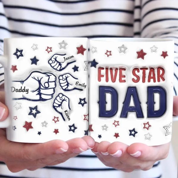 Being A Father Has Been The Pride Of My Life - Family Personalized Custom 3D Inflated Effect Printed Mug - Father's Day, Gift For Dad, Grandpa Being A Father Has Been The Pride Of My Life - Family Personalized Custom 3D Inflated Effect Printed Mug - Father's Day, Gift For Dad, Grandpa