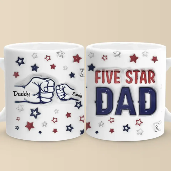 Being A Father Has Been The Pride Of My Life - Family Personalized Custom 3D Inflated Effect Printed Mug - Father's Day, Gift For Dad, Grandpa Being A Father Has Been The Pride Of My Life - Family Personalized Custom 3D Inflated Effect Printed Mug - Father's Day, Gift For Dad, Grandpa