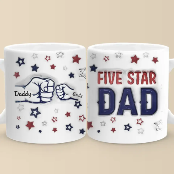 Being A Father Has Been The Pride Of My Life - Family Personalized Custom 3D Inflated Effect Printed Mug - Father's Day, Gift For Dad, Grandpa Being A Father Has Been The Pride Of My Life - Family Personalized Custom 3D Inflated Effect Printed Mug - Father's Day, Gift For Dad, Grandpa