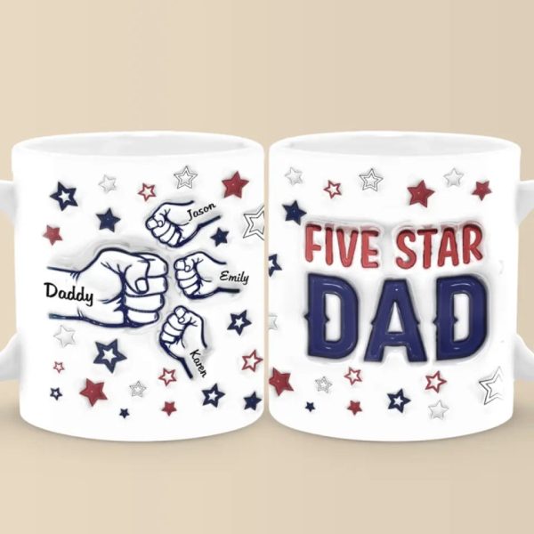 Being A Father Has Been The Pride Of My Life - Family Personalized Custom 3D Inflated Effect Printed Mug - Father's Day, Gift For Dad, Grandpa Being A Father Has Been The Pride Of My Life - Family Personalized Custom 3D Inflated Effect Printed Mug - Father's Day, Gift For Dad, Grandpa
