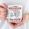 Being Grandpa Is An Honor - Family Personalized Custom 3D Inflated Effect Printed Mug - Father's Day, Gift For Dad, Grandpa Being Grandpa Is An Honor - Family Personalized Custom 3D Inflated Effect Printed Mug - Father's Day, Gift For Dad, Grandpa
