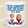 Being Her Mom Is The Best Part Of Me - Family Personalized Custom Mug - Gift For Mom, Daughter Being Her Mom Is The Best Part Of Me - Family Personalized Custom Mug - Gift For Mom, Daughter