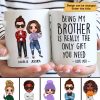 Being My Brother Is The Only Gift You Need Personalized Mug Being My Brother Is The Only Gift You Need Personalized Mug