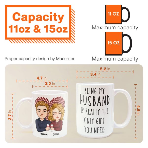 Being My Husband Is Really The Only Gift You Need - Personalized Mug Being My Husband Is Really The Only Gift You Need - Personalized Mug
