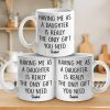 Being My Parent Is The Ultimate Blessing - Family Personalized Custom Mug - Gift for Mom, Dad Being My Parent Is The Ultimate Blessing - Family Personalized Custom Mug - Gift for Mom, Dad