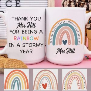 Being Rainbow In Stormy Year Back To School Coffee Mug